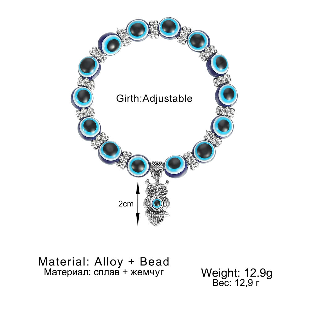 Wholesale Devil Eyes Blue Eyes Vintage Turquoise Bracelet